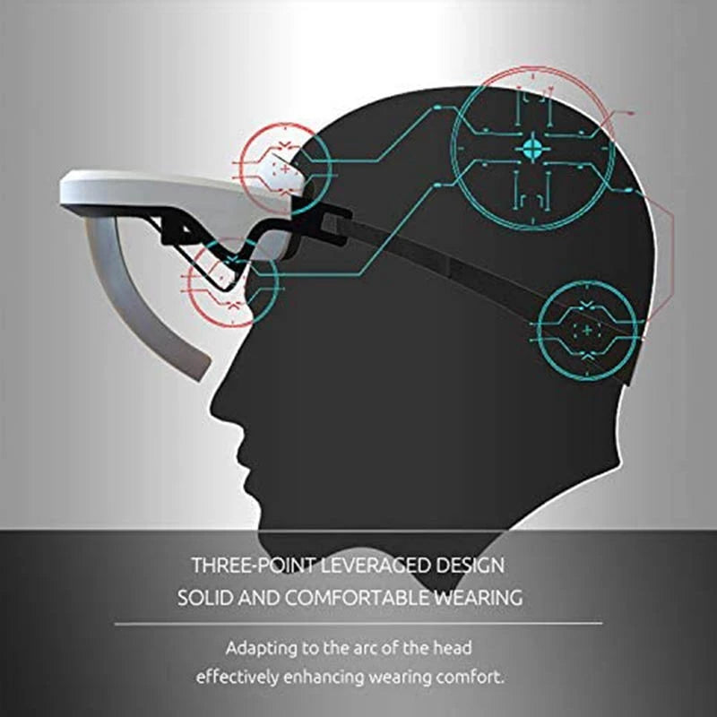 Top AR Headset, Smart AR Glasses 3D Video Augmented Reality VR Headset Glasses for iPhone & Android 3D Videos and Games