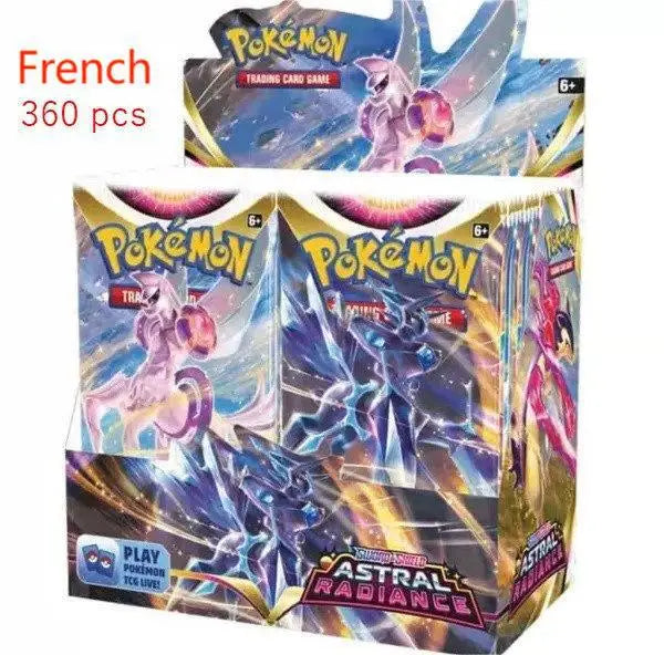360pcs/box French Series Booster Card Pack Pokemon Board Game Battle Cartoon Anime Collection Cards Toy Gift