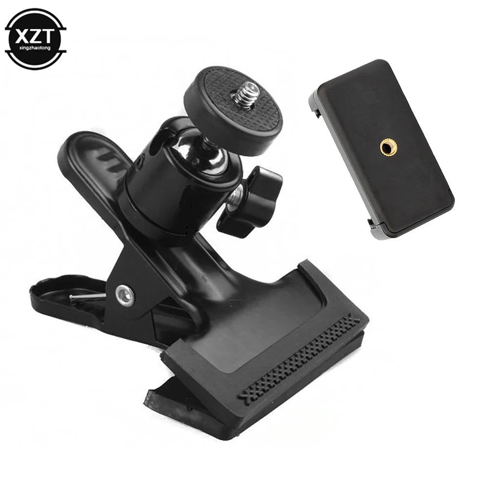 Guitar Head Mobile Phone Holder Clip Live Broadcast Bracket Stand Tripod Clip Head Universal For iPhone 13 11 x Desktop Holder