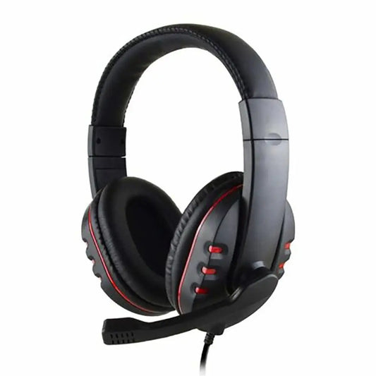 Casque de jeu filaire 3,5 mm, écouteurs de musique pour PS4 Play Station 4, jeu PC, chat, ordinateur avec microphone