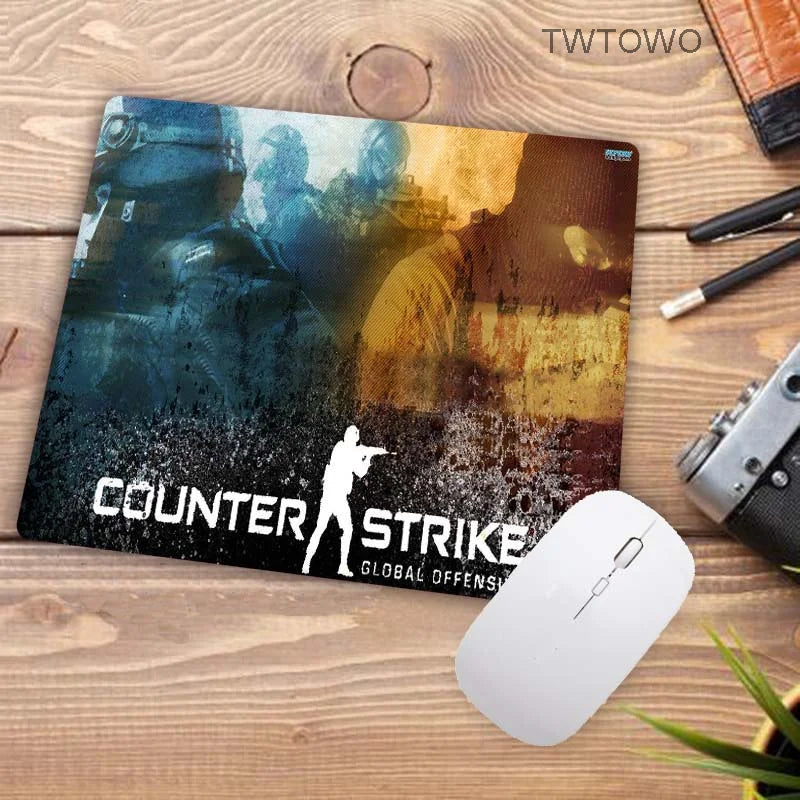 26*21cm Small Mousepads for Cs Go Counter Strike Mice Mat DIY Design Pattern Computer Gaming Mouse Pad Table Mat Promotion