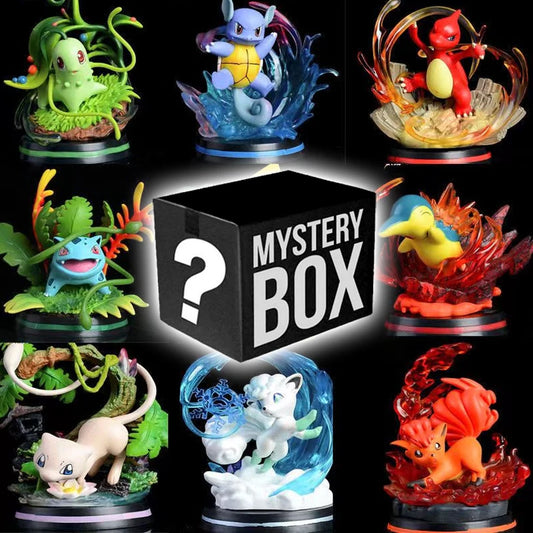 Figurine Pokémon Anime Vulpix Scenes Version Figurine Jouets PVC Modèle Collection Poupées Boîte Surprise Boîte Mystère Cadeau pour Enfant