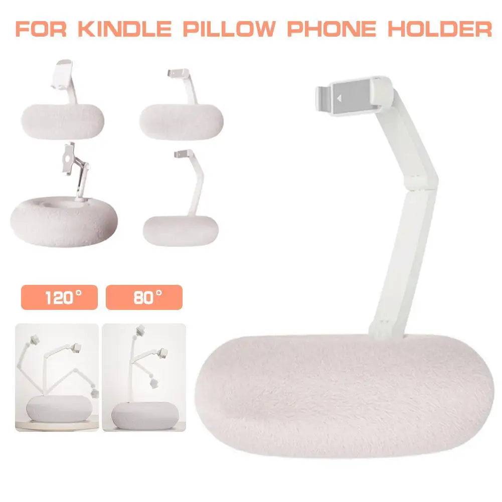 Mobile Phone Pillow Holder Bed Sofa Lap Adjustable Soft Pillow Stand For IPhone Oppo Vivo 4.7"-7.0"