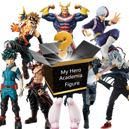 My Hero Academic Mystery Box Boîte aveugle de figurines d'anime Boîte porte-bonheur pour toutes les figurines d'action possibles