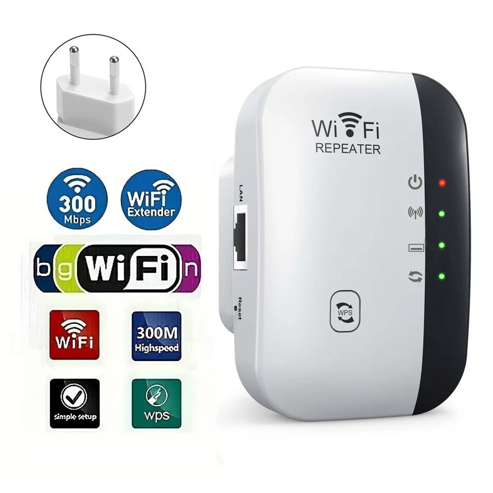 300Mbps Wireless WIFI Repeater Remote Wifi Extender WiFi Network  Amplifier 802.11N Booster Repetidor WiFi Reapeter for PC