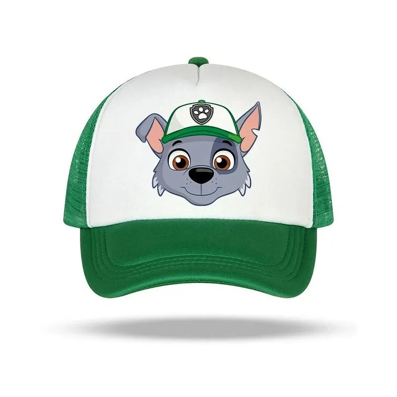 Paw Patrol Children Baseball Cap Boy Girl Peak Cap Chase Skye Zuma Mesh Caps Parent-child Summer Sunshade Hat Kid Birthday Gifts
