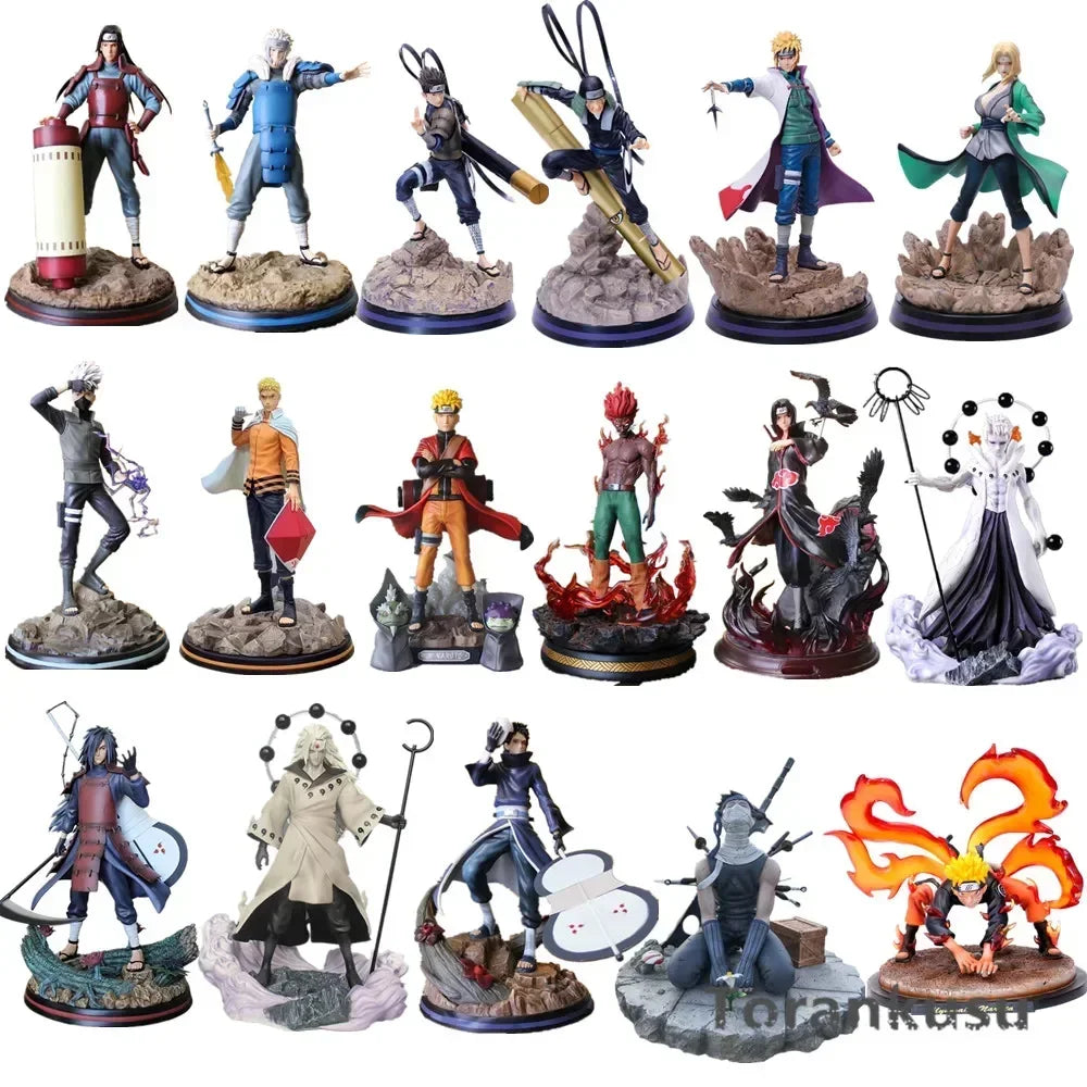 Boîte aveugle de figurines d'anime Naruto Boîte porte-bonheur Boîte mystère de figurines Anime