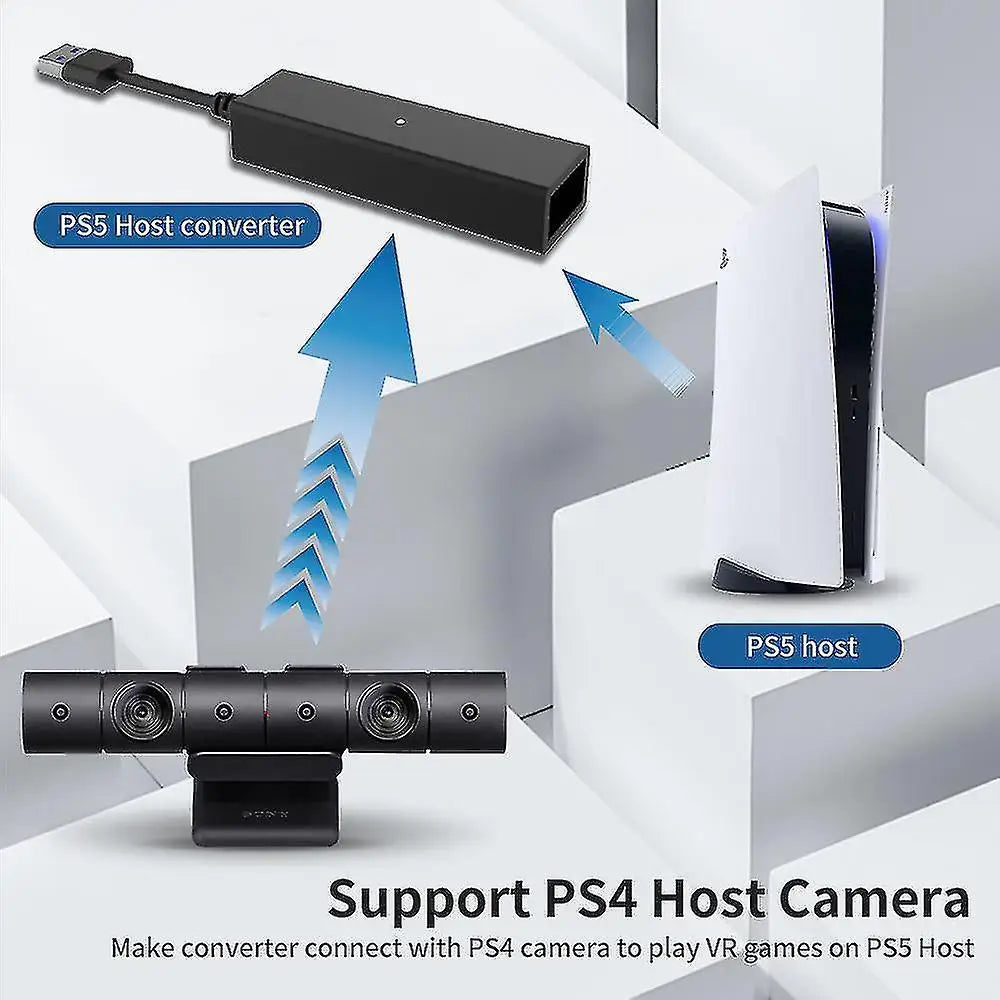 for PS4 Host Camera adapter PSVR PS5 PS VR Converter Cable Playstation 5 Console USB3.0 VR somatosensory game connector