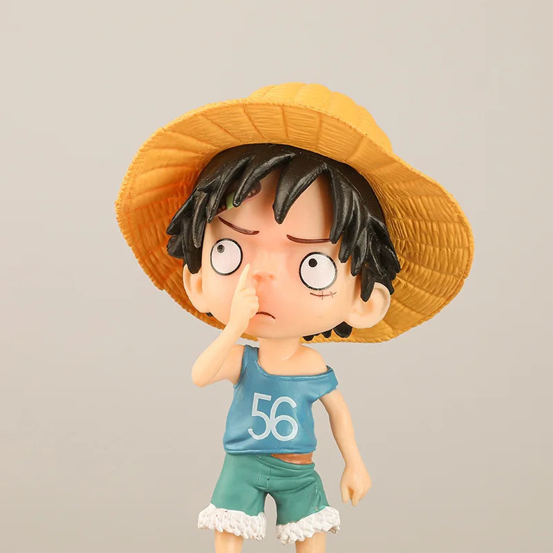 Figurine One Piece Anime BANDAI SHFiguart Luffy MINI Posture Statue en PVC Figurine d'action Modèle Collection Jouet Cadeau