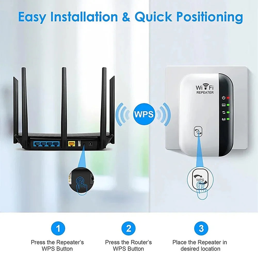 300Mbps Wireless WIFI Repeater Remote Wifi Extender WiFi Network  Amplifier 802.11N Booster Repetidor WiFi Reapeter for PC