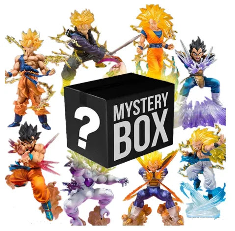 Coffret mystère de figurines Dragon Ball Anime Box Lucky Box Goku Freezer Vegeta Broly Super Saiyan