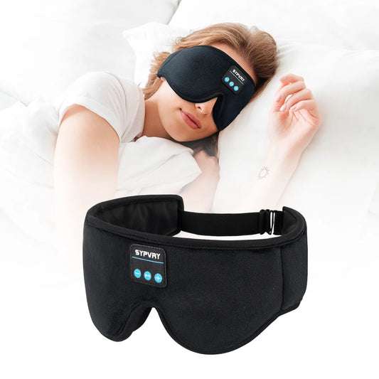 Bluetooth Sleep Mask Wireless 3D Eye Mask Headset Adjustable Eye Cover Sleeping Earphones