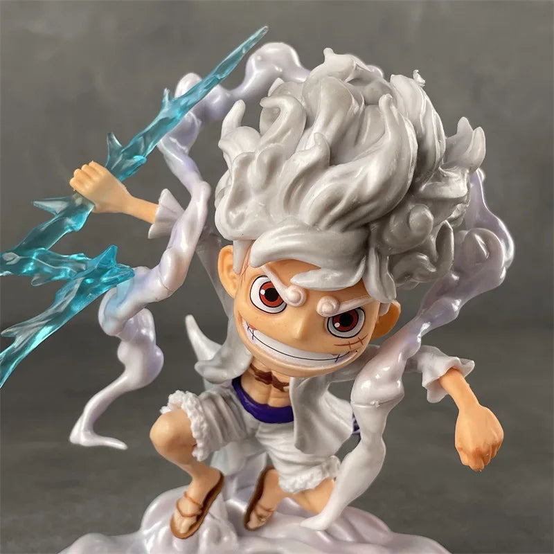 Anime ONE PIECE Figure Toys SD Nika Luffy 5th Gear Awake Figurine 16CM PVC Action Figures Collection Model Ornaments Gifts Toys