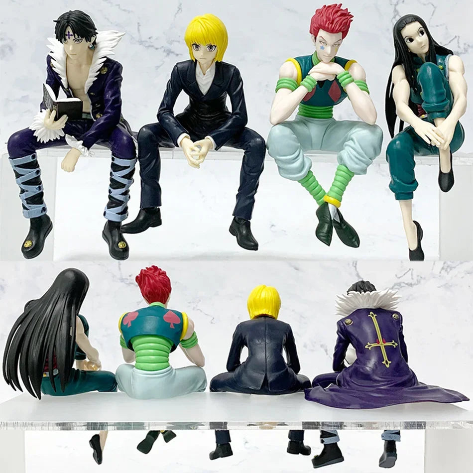 14cm Hunter×Hunter Anime Figure Phantom Troupe Hisoka Action Figure Noodle Stopper Room Decoration Noodle Stopper PVC Model Toys