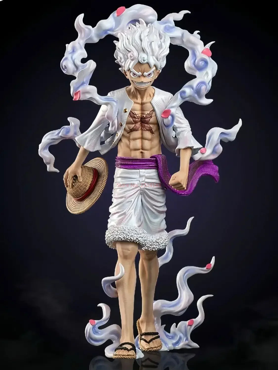 23cm Anime Zook Luffy One Piece GK NIKE Monkey D. Luffy Action Figures Pvc Statue Model Doll Collection Desktop Decorate Toys