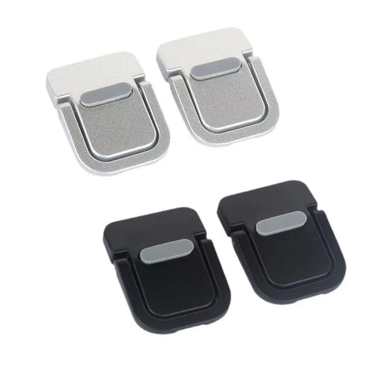 Lot de 2 mini supports pour ordinateur portable en métal pliable et invisible pour MacBook