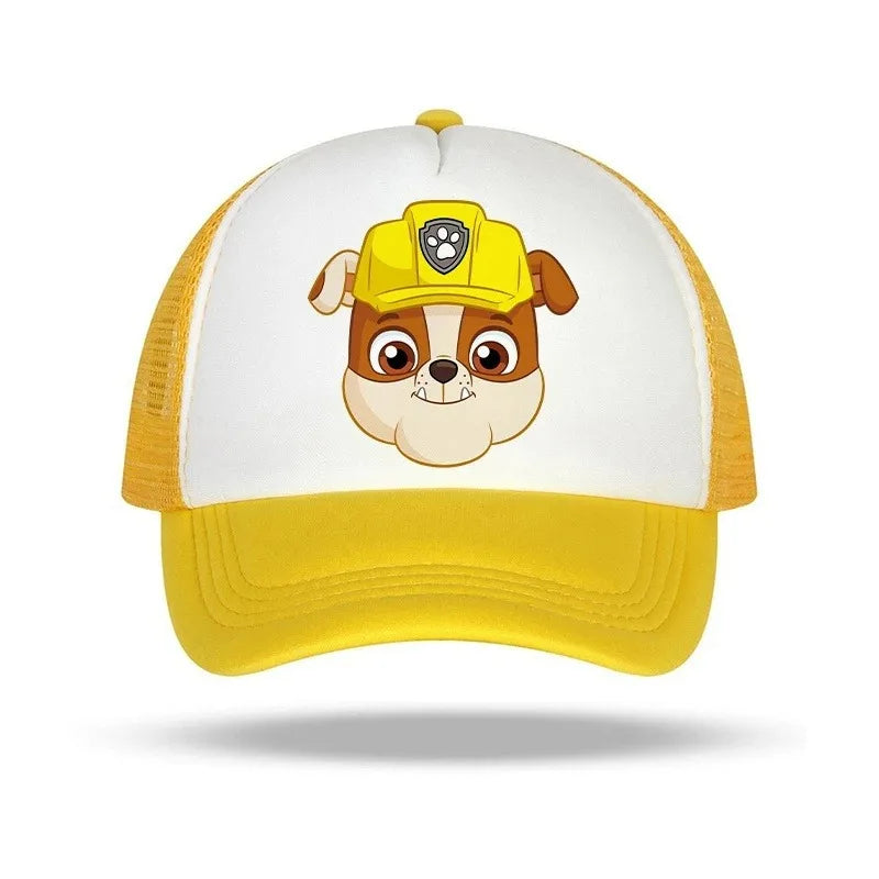 Paw Patrol Children Baseball Cap Boy Girl Peak Cap Chase Skye Zuma Mesh Caps Parent-child Summer Sunshade Hat Kid Birthday Gifts