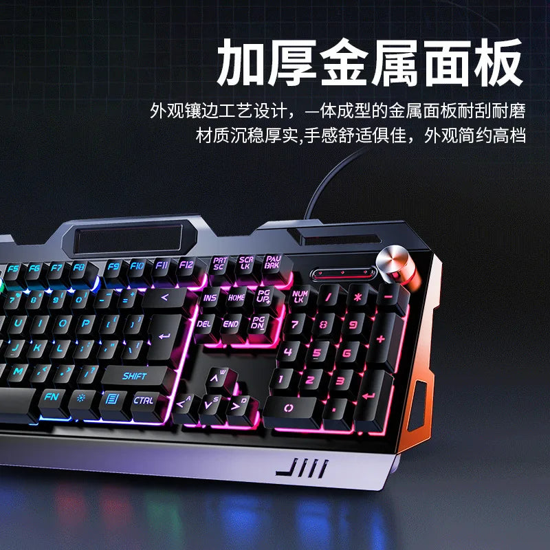 3 In1 RGB Gamer Keyboard Gaming Keyboard and Mouse Headphone Gamer Kit Backlit USB Wired Computer KeyboardFor Pc Laptop Teclado