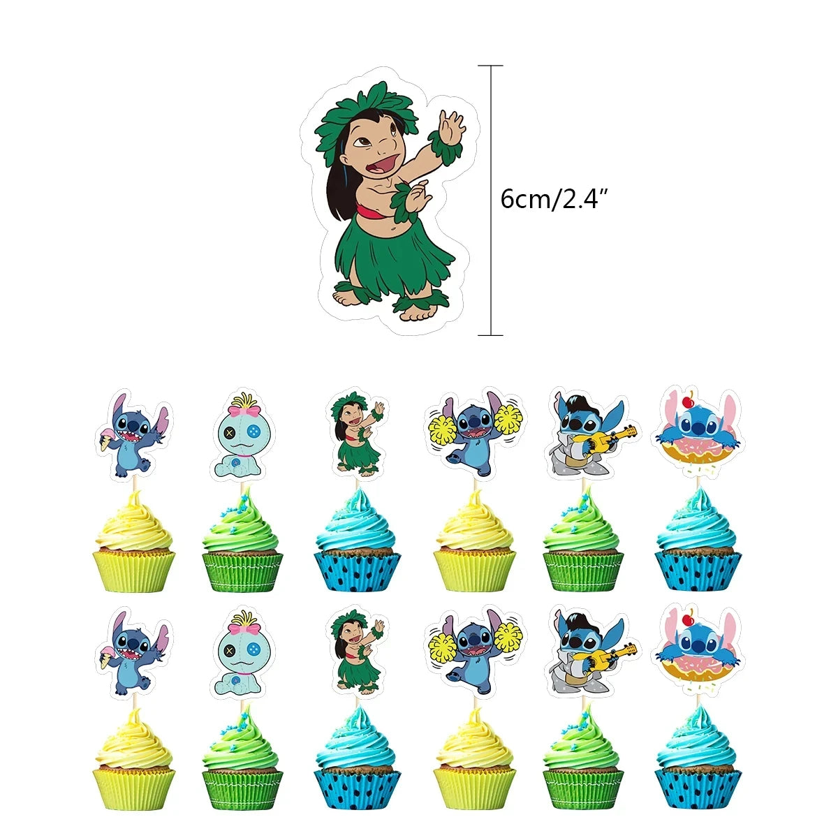 Lilo Stitch Party Gift Supplies Slapping Bracelets Reusable Drinking Straws Stamp face Stickers Bags Ring Kids Birthday Party