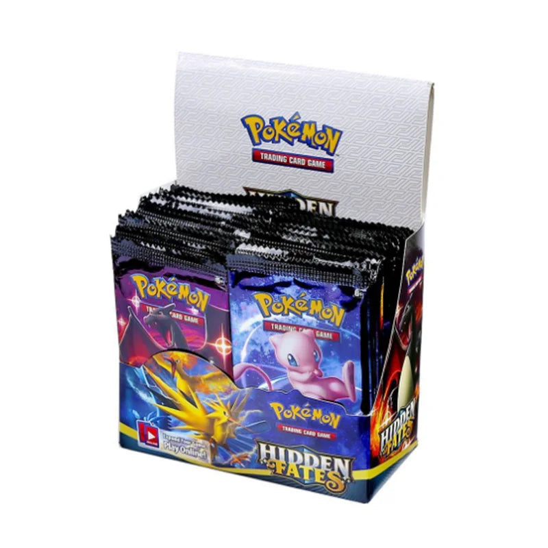 4/12packa Pokemon Cards GX Tag Team Vmax EX Mega Energy Shining Game Battle Carte Trading Collection Cards Toys Children Gifts