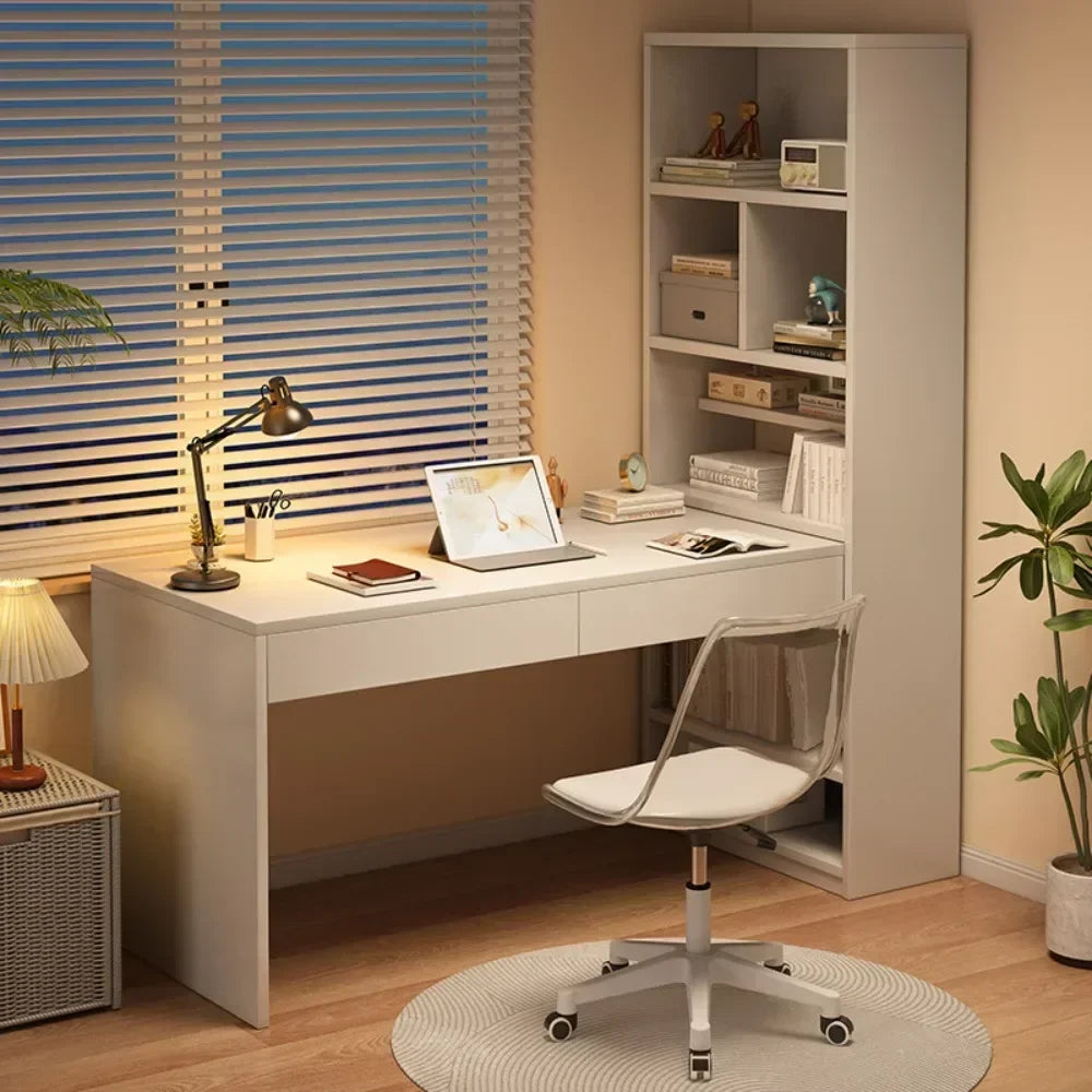 Bureau d’ordinateur avec tiroirs Planche Tiroirs de bureau Tables longues Commode de chambre parfait pour gérer votre espace de travail