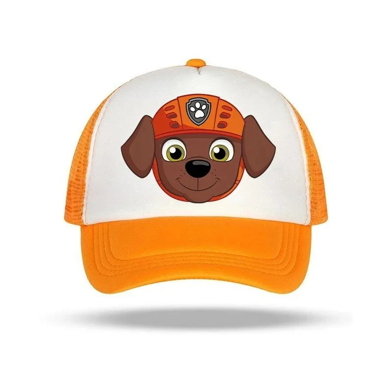 Paw Patrol Children Baseball Cap Boy Girl Peak Cap Chase Skye Zuma Mesh Caps Parent-child Summer Sunshade Hat Kid Birthday Gifts