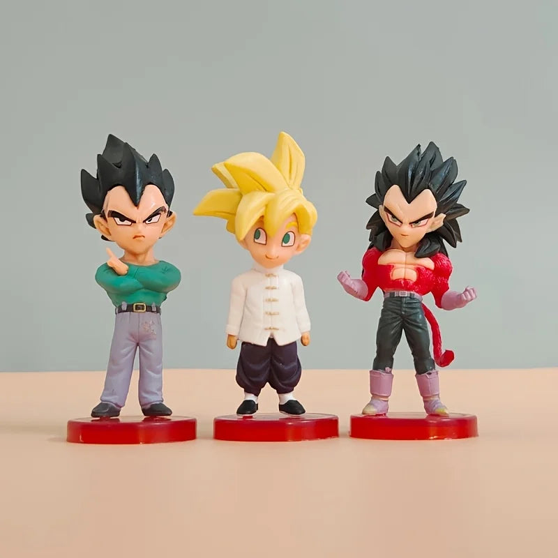 Dragon Ball Figures Saiyan Goku Mini Anime Figure 20 Styles Toys Anim Models For Children's Birthday Gift Car Decoration