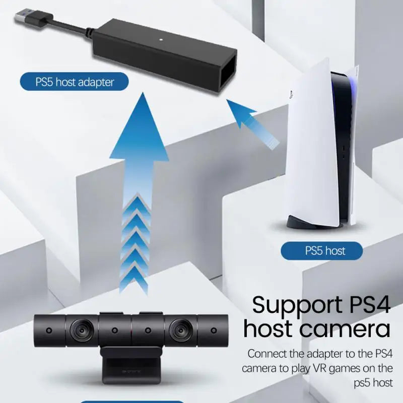 PS4 Camera Adapter for PSVR on PS5  Converter Cable for Using Playstation VR PS VR on PS5 Console