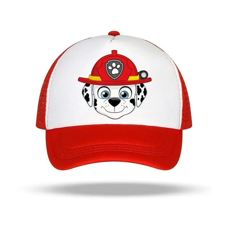 Paw Patrol Children Baseball Cap Boy Girl Peak Cap Chase Skye Zuma Mesh Caps Parent-child Summer Sunshade Hat Kid Birthday Gifts
