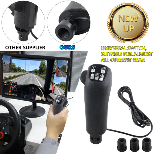 High Low Gear Simulator Shifter Simulators USB Shift Knob for Logitech G923 G29 G27 G25 TH8A for ETS2&ATS Scania Truck