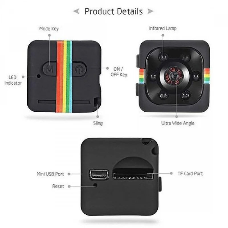 Mini caméra SQ11 originale 1080p HD Micro caméra 30 images Action vidéo caméra Sports DV extérieur Gopro Vision nocturne Smart Home