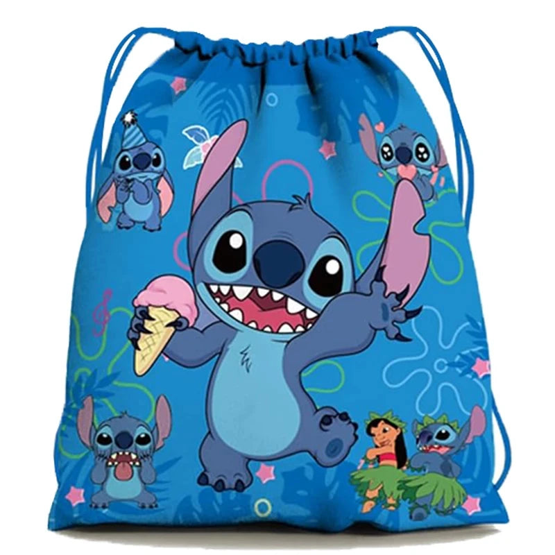 Lilo Stitch Party Gift Supplies Slapping Bracelets Reusable Drinking Straws Stamp face Stickers Bags Ring Kids Birthday Party