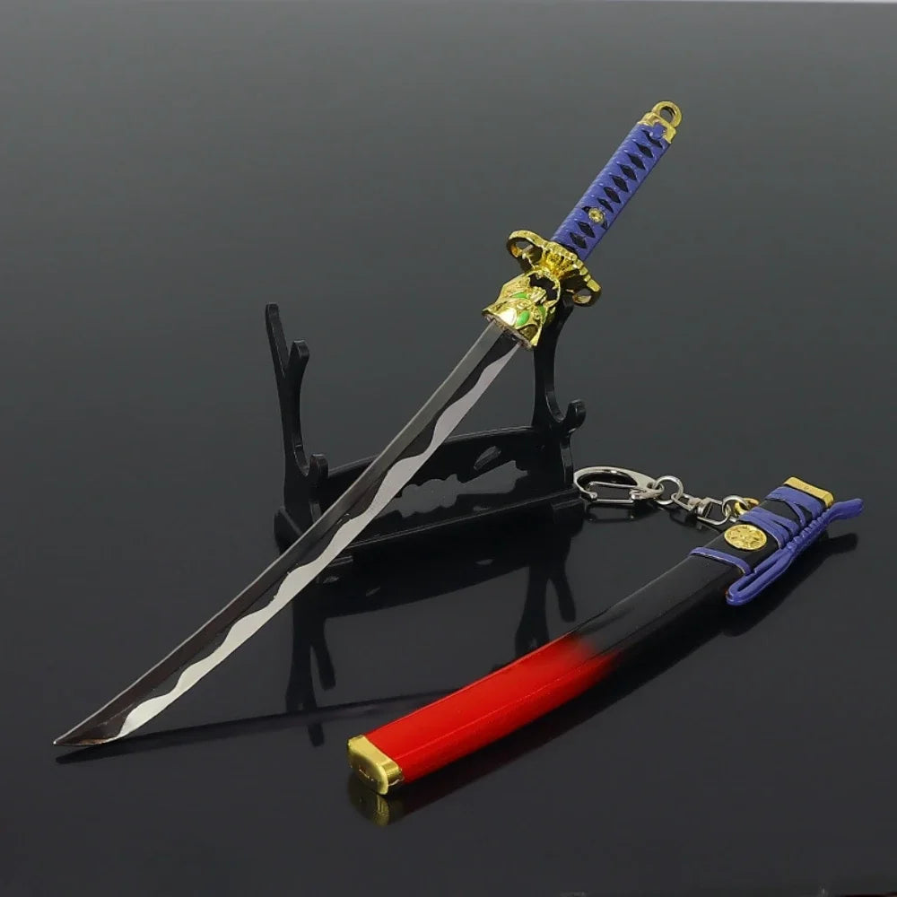 22CM Valorant Game Peripherals Onimaru Kunitsuna Katana Model Alloy Long Sword Crafts Model Ornaments Personal Collection Toys