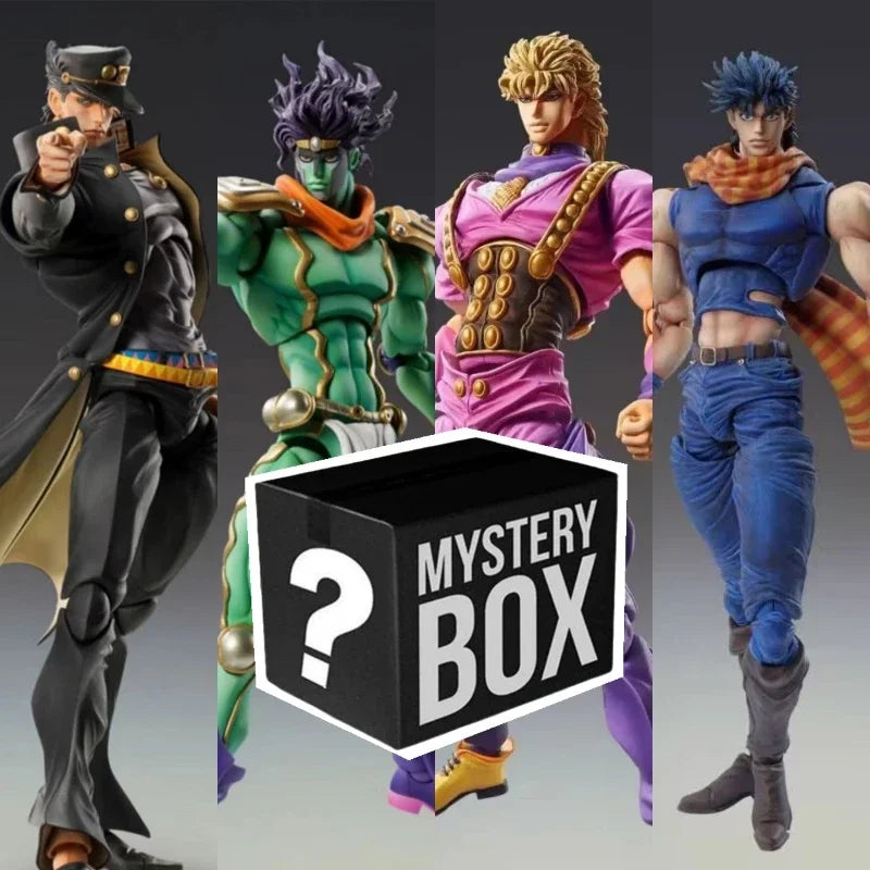 Jojo 10-30cm Anime Action Figure Blind Box JoJo's Bizarre Adventure Jolyne Cujoh Kujo Jotaro Lucky Box Brithday Gift