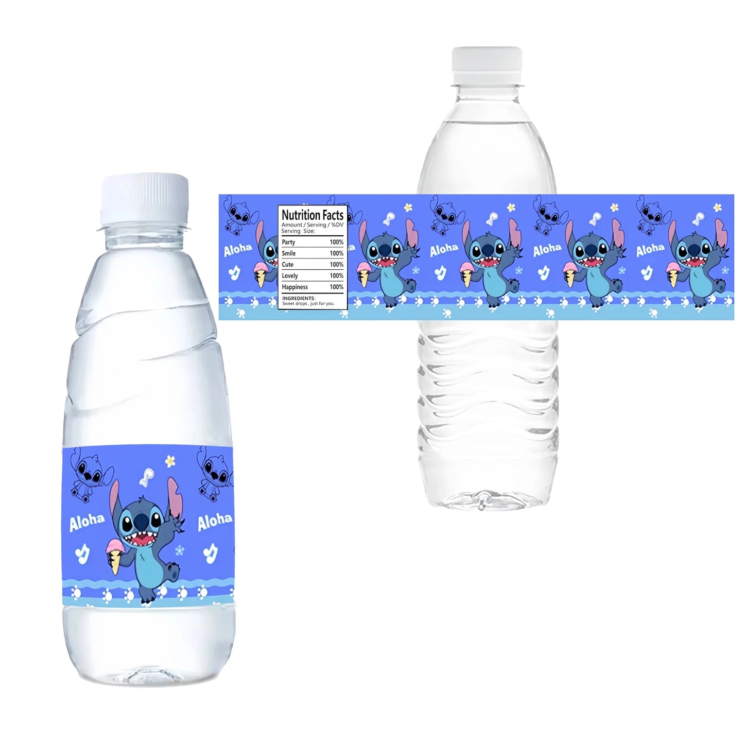 Lilo Stitch Party Gift Supplies Slapping Bracelets Reusable Drinking Straws Stamp face Stickers Bags Ring Kids Birthday Party