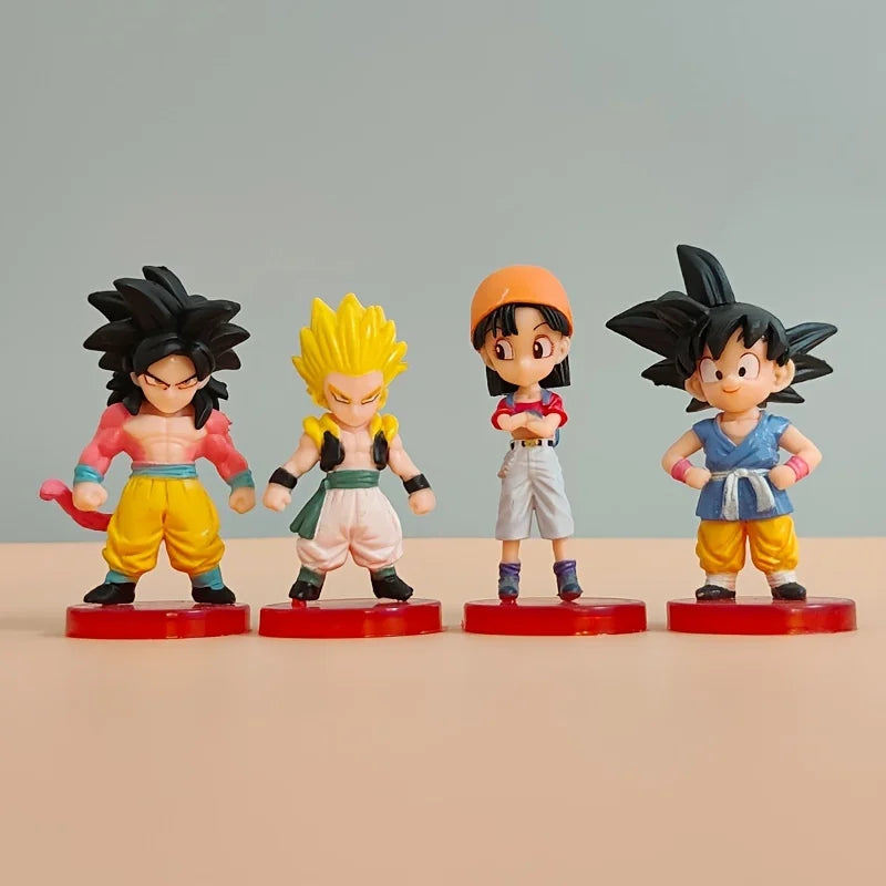 Dragon Ball Figures Saiyan Goku Mini Anime Figure 20 Styles Toys Anim Models For Children's Birthday Gift Car Decoration