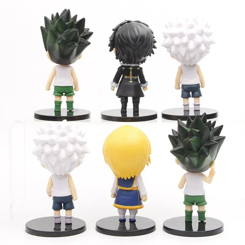 Anime Hunter x Hunter Gon Freecss Killua Zoldyck Action Figures PVC Collectible Model Figures Toys Decoration Dolls 11cm