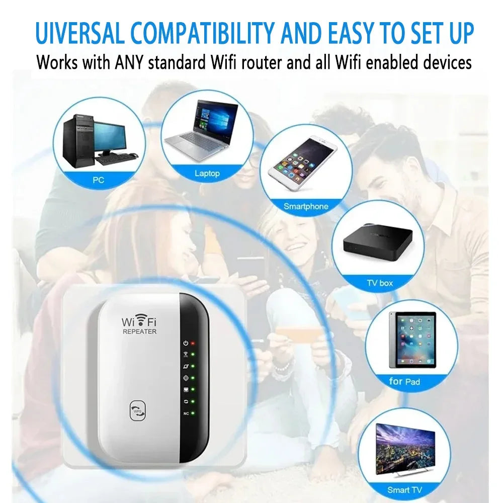 300Mbps Wireless WIFI Repeater Remote Wifi Extender WiFi Network  Amplifier 802.11N Booster Repetidor WiFi Reapeter for PC