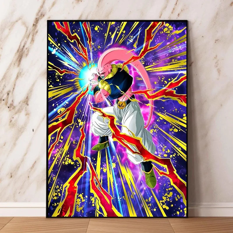 Dragon Ball Frieza Vegeta IV Animation Poster Hanging Painting Big Boy Bedroom Mural Gaming Room Living Room Decoration Painting