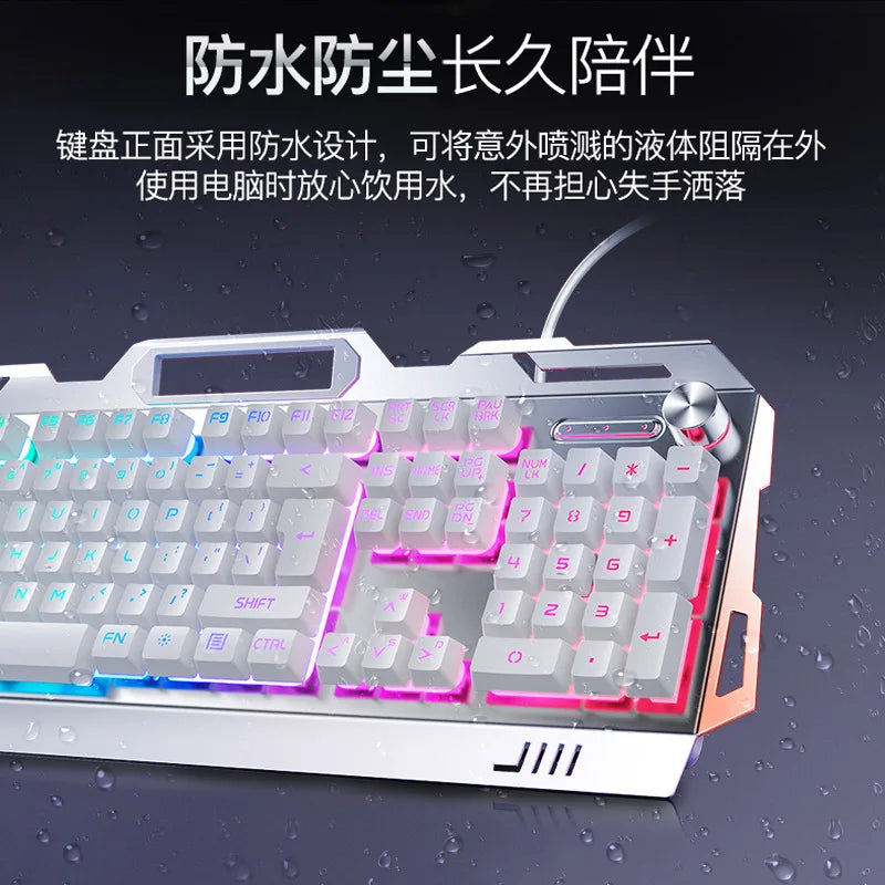 3 In1 RGB Gamer Keyboard Gaming Keyboard and Mouse Headphone Gamer Kit Backlit USB Wired Computer KeyboardFor Pc Laptop Teclado