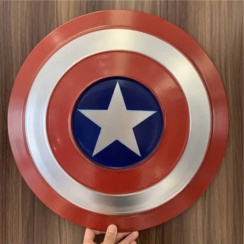 Hot Toys Superhero Captain America Shield 1:1 Full Metal Shield Thanos Avengers Iron Prop Cosplay Weapons Gift Model Ornament