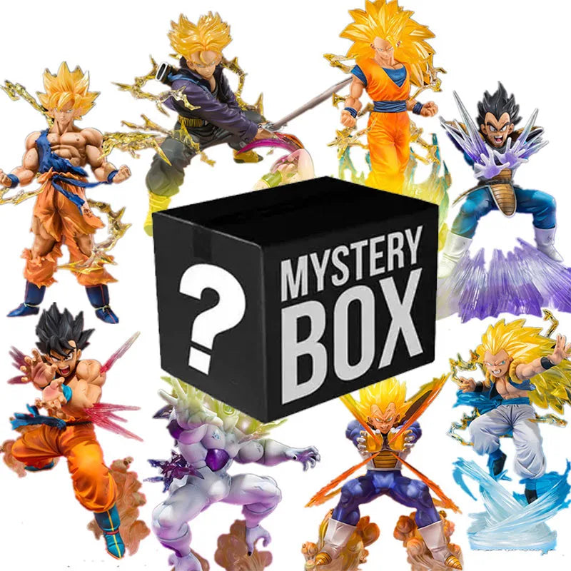 Dragon Ball Figure Mystery Anime Box Blind Lucky Box Goku Frieza Vegeta Broly Super Saiyan Anime Figure Best Gift Lucky Box