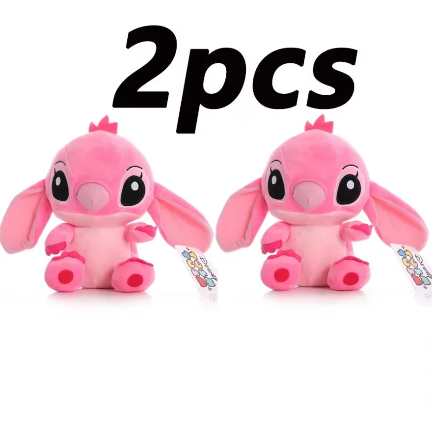 12cm 20cm 25cm Stitch Stuffed Plush Models Cartoon Stuffed Plush Dolls Anime Plush Baby Toys Kawaii Kids Birthday Gift