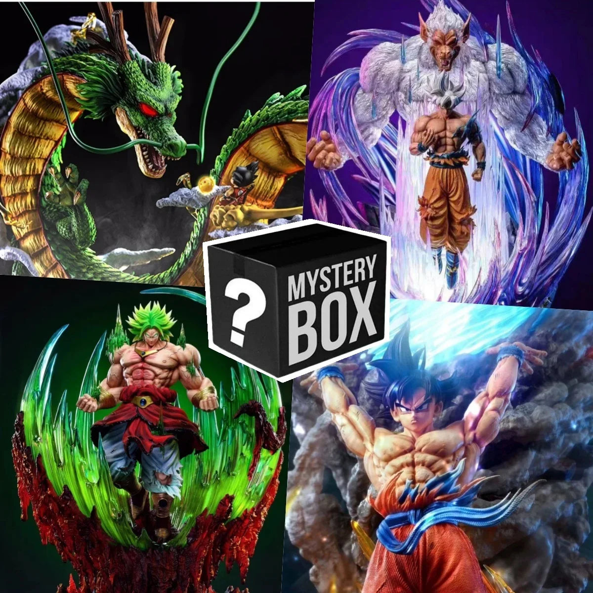 Coffret mystère figurine Dragon Ball 10-30 cm Coffret mystère surprise Goku Freezer Vegeta Krillin Coffret porte-bonheur Réalisez votre rêve