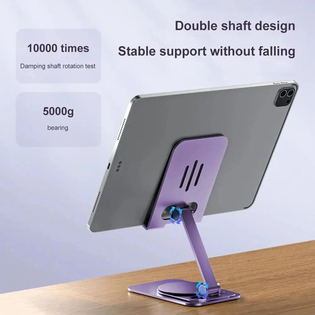 Metal 360 Degree Rotating Mobile Phone Tablet Pc Stand Lazy Portable Foldable Stand Mobile Phone Stand K61 Live Stand Expansion