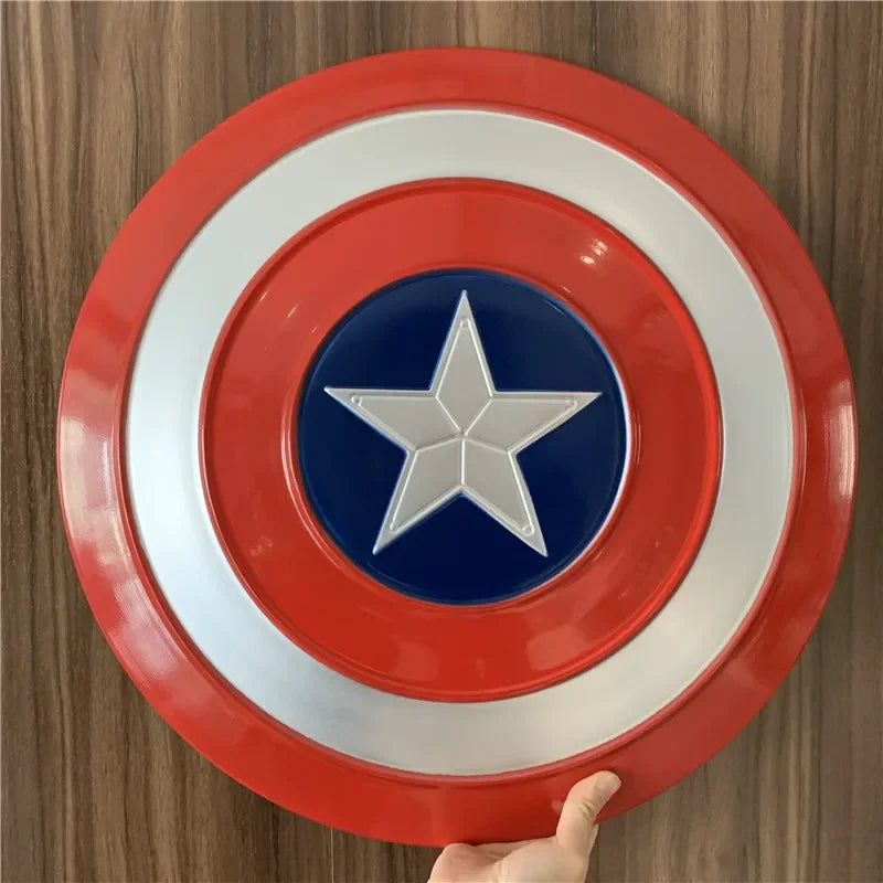 Hot Toys Superhero Captain America Shield 1:1 Full Metal Shield Thanos Avengers Iron Prop Cosplay Weapons Gift Model Ornament