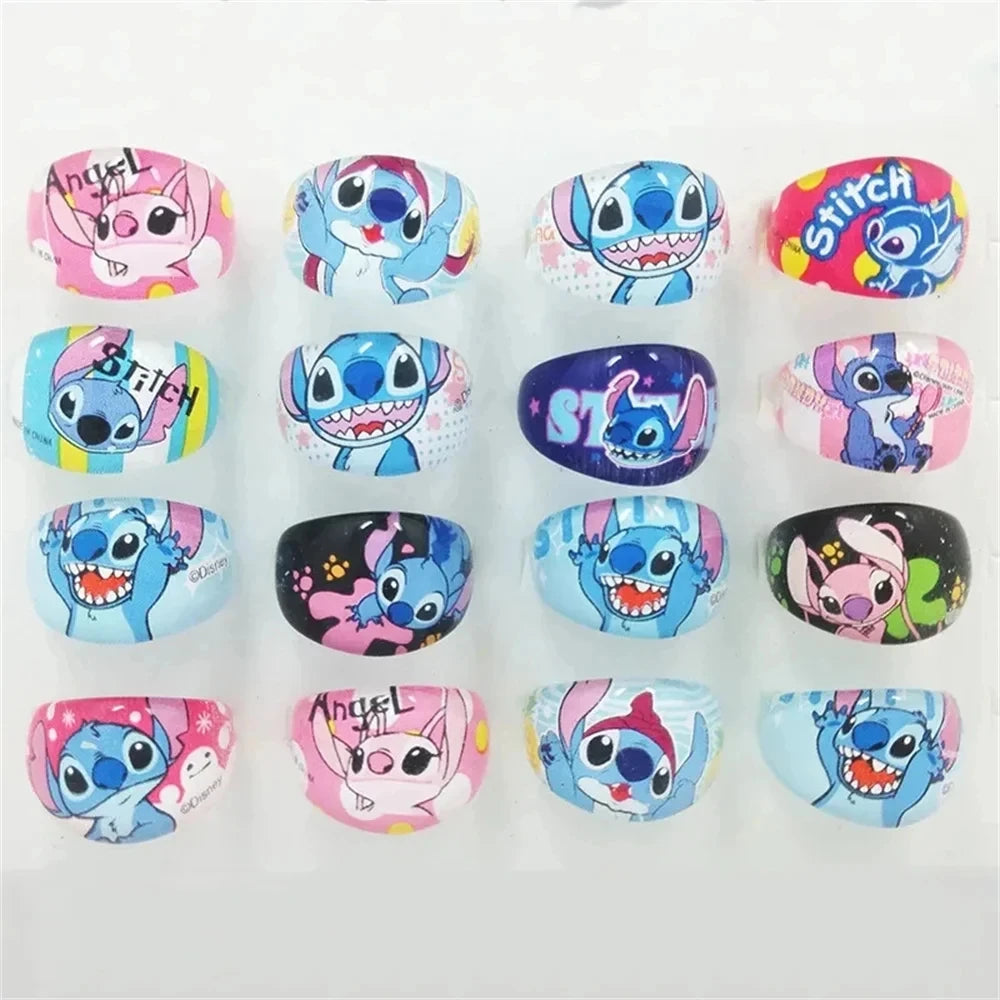Lilo Stitch Party Gift Supplies Slapping Bracelets Reusable Drinking Straws Stamp face Stickers Bags Ring Kids Birthday Party